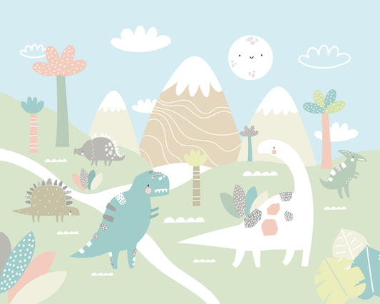 DINOSAUR LAND - Pale Green