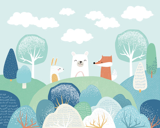 WOODLAND FRIENDS - Blue