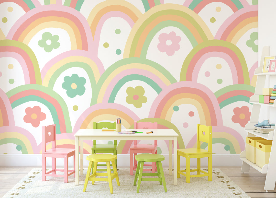 RAINBOW WOBBLE - Apple Green