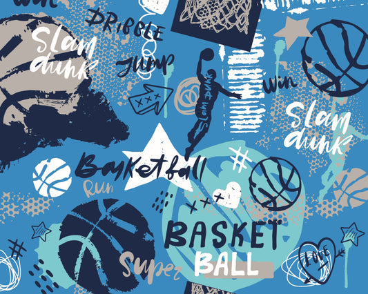 GRAFFITI BASKETBALL - Blue