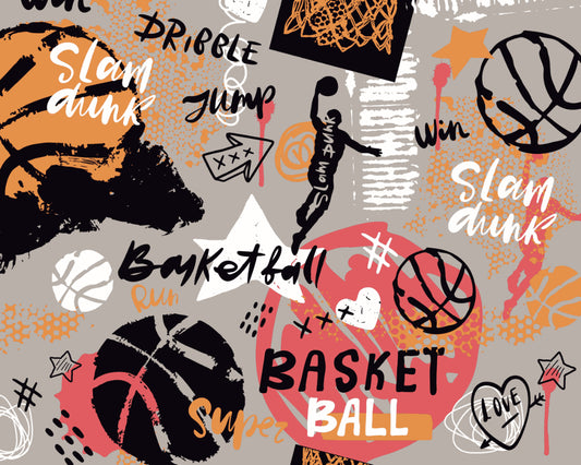 GRAFFITI BASKETBALL - Orange