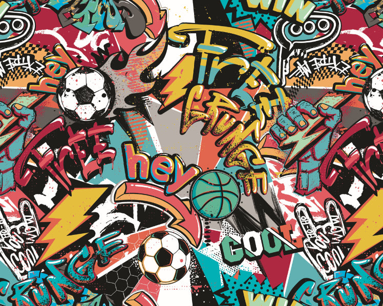 SPORTS GRAFFITI - Red