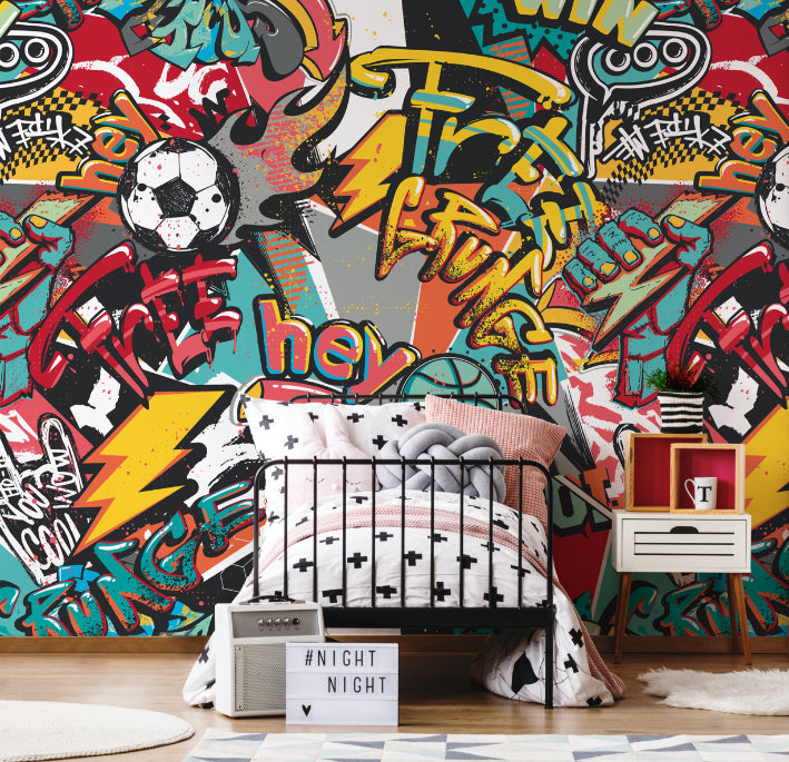 SPORTS GRAFFITI - Red