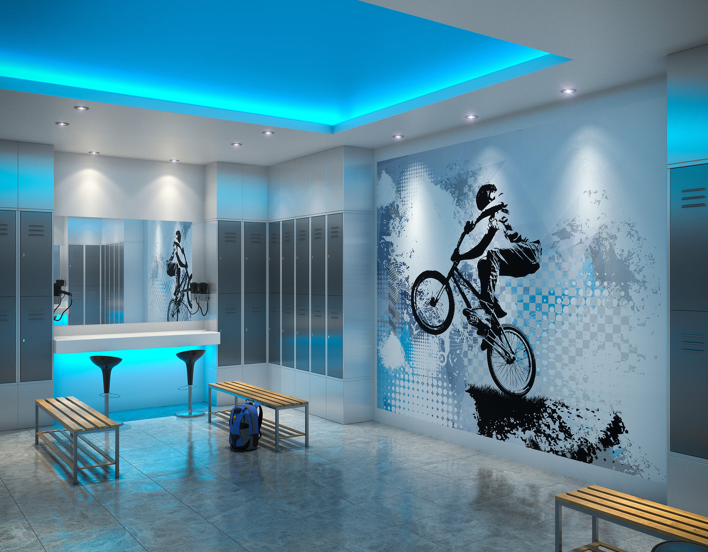 BMX BIKERS - Blue