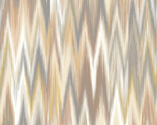 IKAT ZIG ZAG - Natural Linen