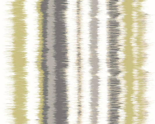 LINEAR STRIPE - Olive Green & Charcoal
