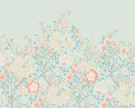 TRAILING LILY - Duck Egg Blue