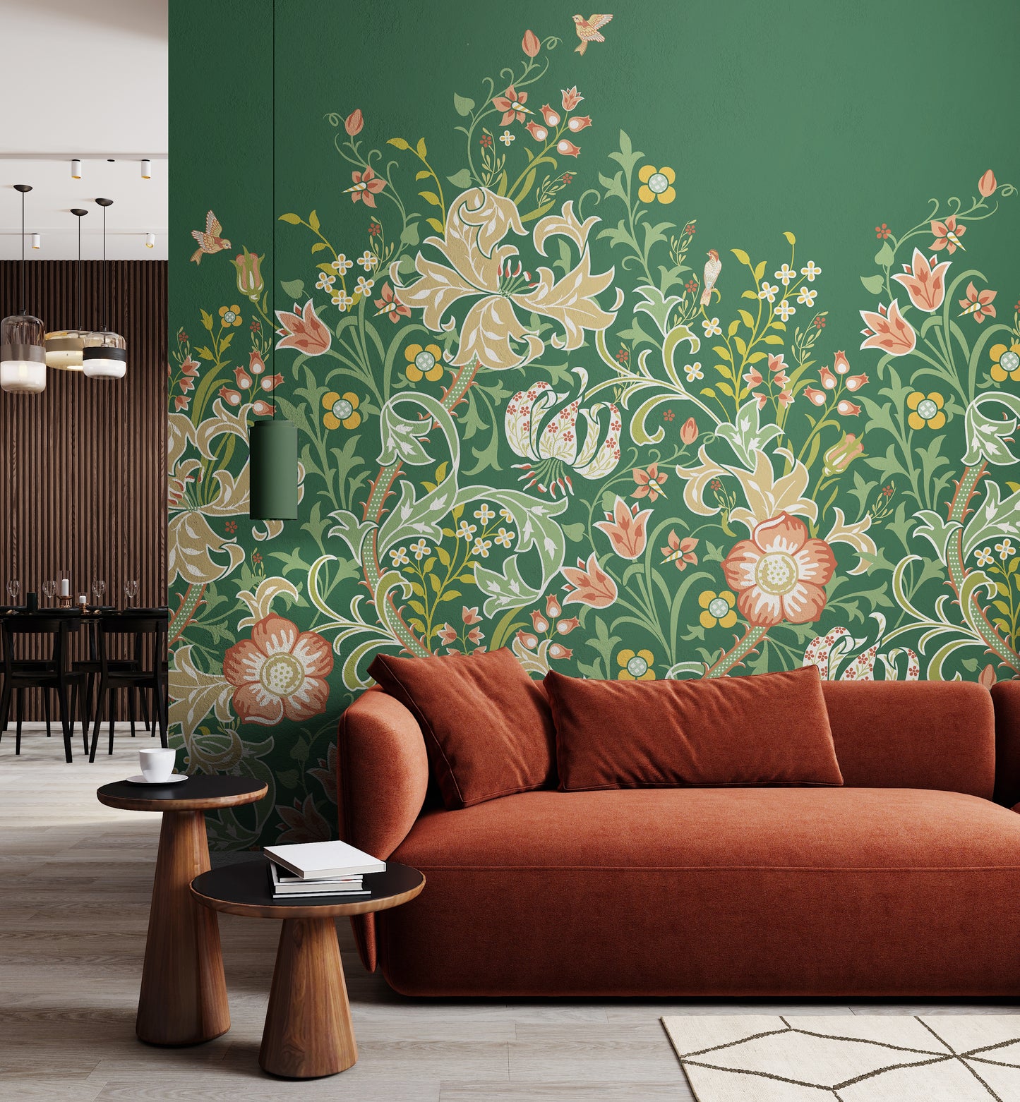 TRAILING LILY - Forest Green