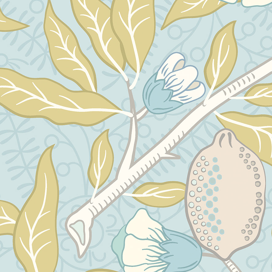 FRUIT AND FOLIAGE - Wedgewood Blue