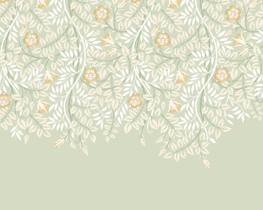 CASCADING ROSEHIP - Sage Green