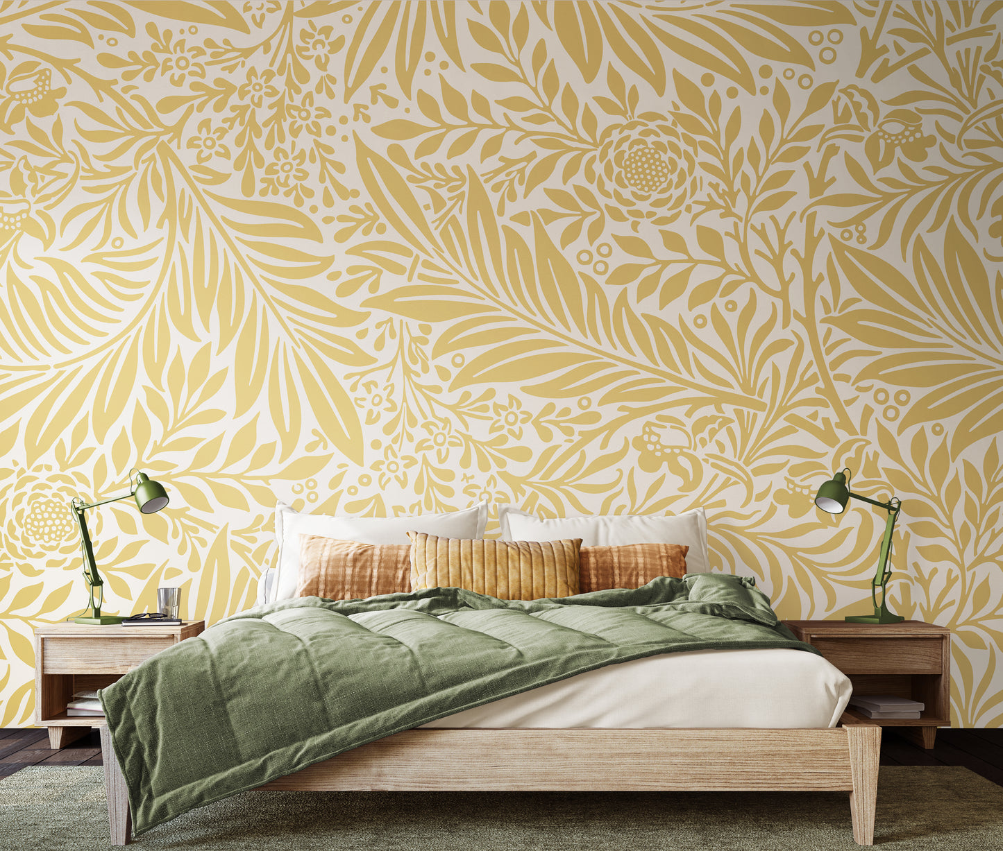 TRAILING FERNS - Soft Gold