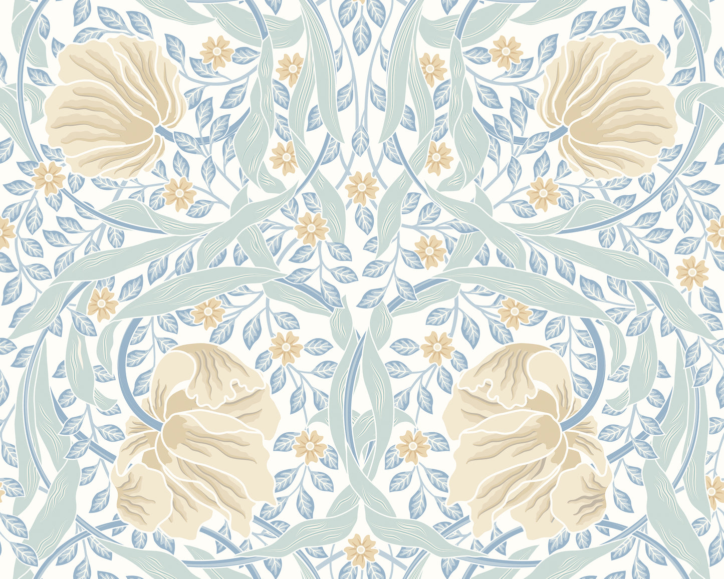 FLOWER CIRCLE - Soft Blue
