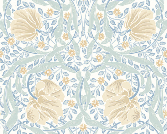 FLOWER CIRCLE - Soft Blue
