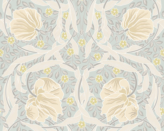FLOWER CIRCLE - Duck Egg and Linen