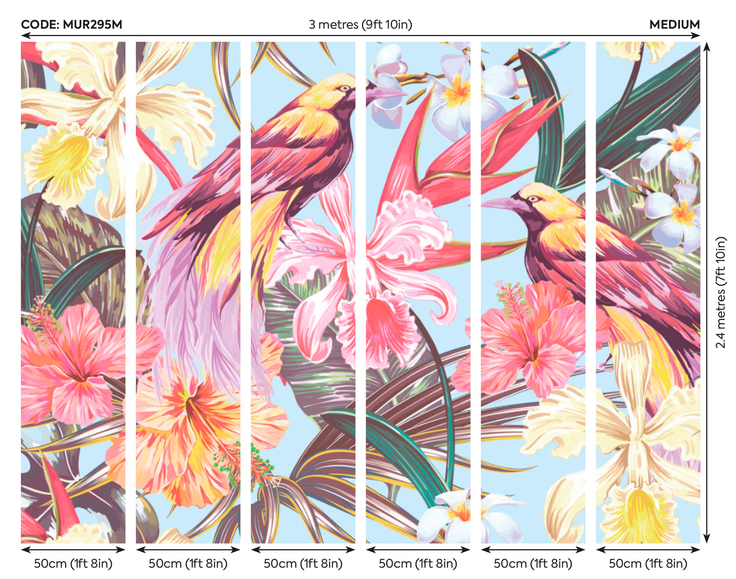 BIRDS AND FLOWERS - Multi