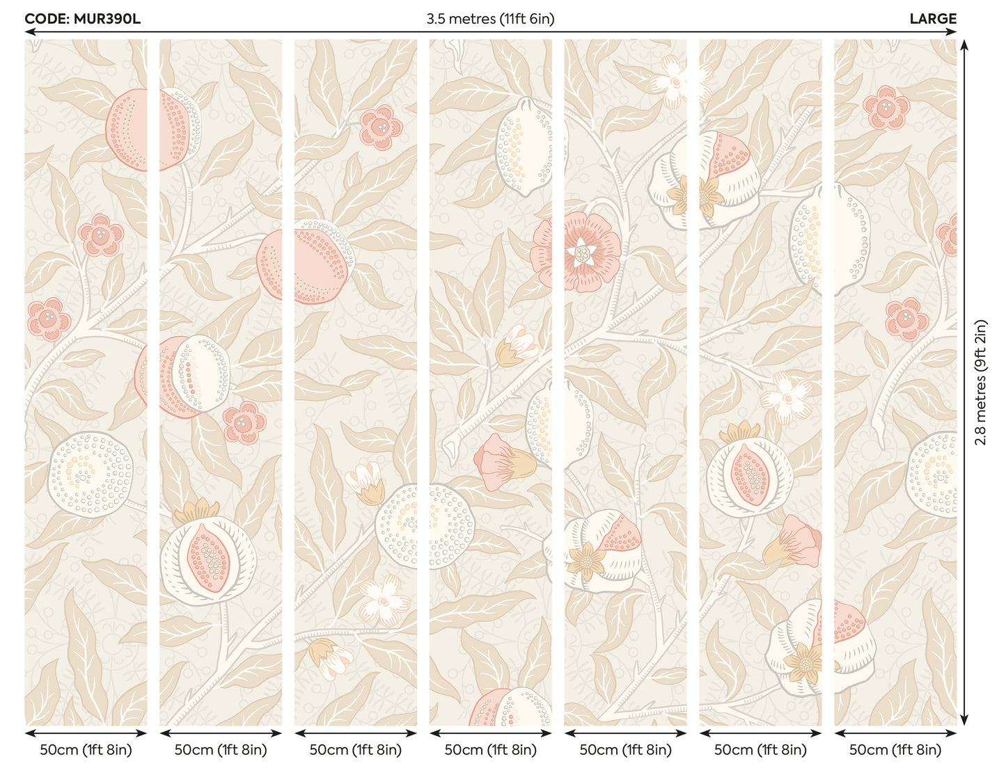 FRUIT AND FOLIAGE - Soft Linen